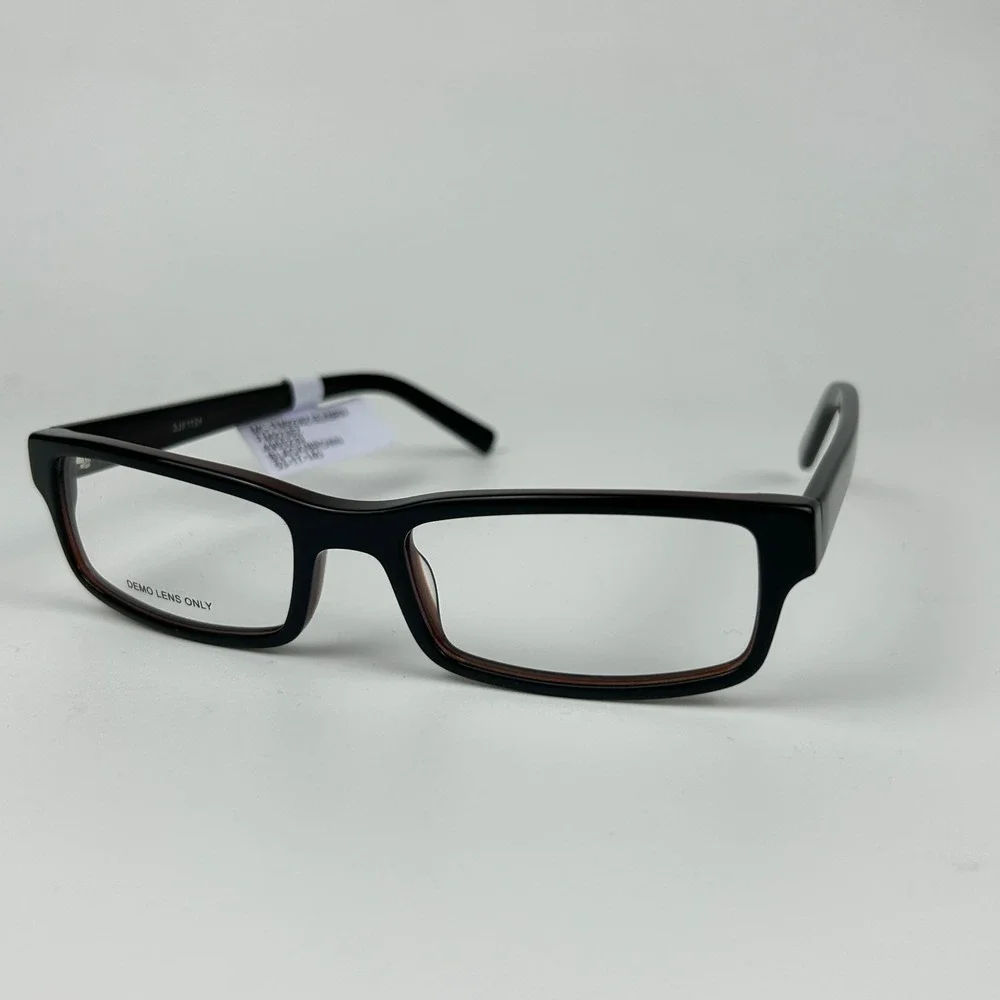 Walmart Contour FM9238Z Mens Eyeglasses Frame Black Brown Full Rim 53-17-140
